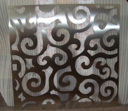 flower garden metal screens