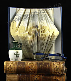 Buchfaltkunst, gefaltetes Buch, Buchkunst