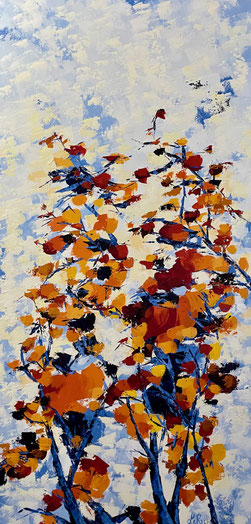 Titre: Croissance.  Grandeur: 48x24 pouces