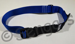 Pferdehalsband mit "Chiplasche" und Soll-Bruchstelle