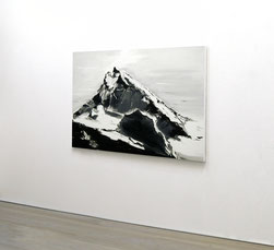 Matthieu van Riel. Schilderij. Dent Blanche Switzerland 75x105cm oil on linen 2010 (Privé collectie Shanghai China)