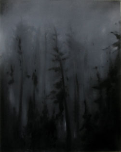 Matthieu van Riel Schilderijen. Wald Empfindung (1) 100x80cm olie op canvas 2017