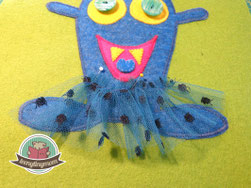 Quiet book Monster Nähanleitung Filz Spielbuch Activitybuch Verschlüsse lernen
