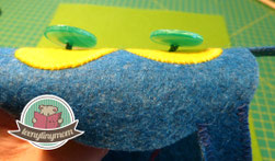 Quiet book Monster Nähanleitung Filz Spielbuch Activitybuch Verschlüsse lernen