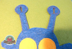 Quiet book Monster Nähanleitung Filz Spielbuch Activitybuch Verschlüsse lernen