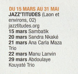 Jazz Magazine mars 2025