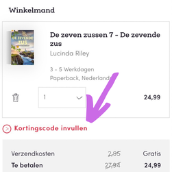 BookSpot winkelwagen
