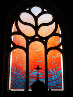 Vitraux de la chapelle Saint Jaoua à Plouvien