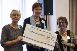 Bild vl.: Jutta Driehorst FinV Hannover, Nicole Krüger LVS und Karin Fourier FinV Hannover; Aufnahme: Sita Seebach, www.allerlei-gestalterei.de