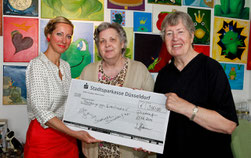 v.l. Susanne Glockmann, GvdB, Irene Elbers