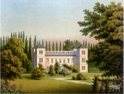 Schloss Tegel zwischen 1857 und 1883