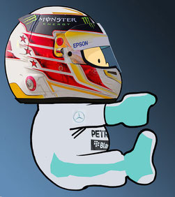 Lewis Hamilton by Muneta & Cerracín