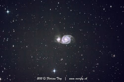 NGC 5194, Whirlpool Galaxy, M51, Messier 51, Whirlpool-Galaxie