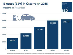 Annual development E-Cars permission - Austria