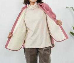 裏ボア付きシャツジャケット   SALE　4,680円(税込)