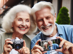 Fotografieren mit Kamera und Smartphone