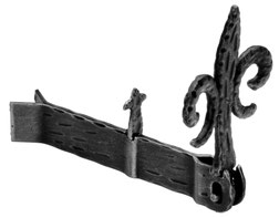 Fermapersiane in ferro battuto forgiato 