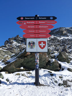 Landesgrenze Tirol zu Schweiz