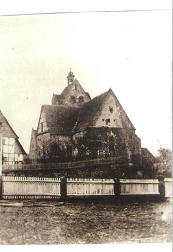 Die alte Martinskirche in Oldendorf vor 1867