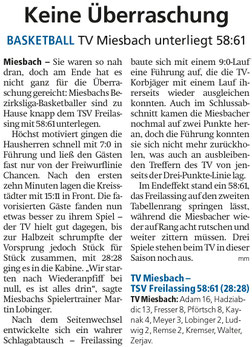 Bericht im Miesbacher Merkur am 18. März 2025 - Zum Vergrößern klicken