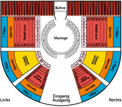 Circus-Krone-Bau Sitzplan
