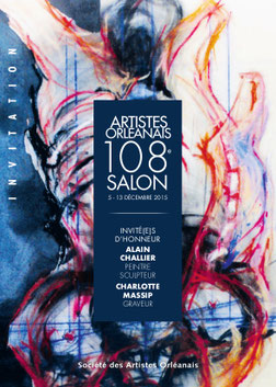 Claude Rossignol - Affiche 108è Salon des Artistes Orléanais 2015