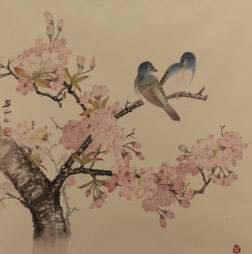 桜 （工筆画）