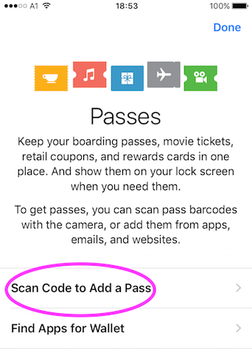 save all mobile passes to wallet on iPhone