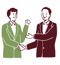 組織再編のイメージイラスト