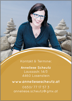 Folder Rückseite, Anneliese Scheutz