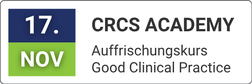 Hinweis auf den nächsten Kurstermin (Auffrischungskurs GCP): am 17.11.2025.