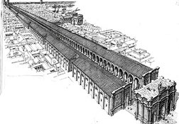 Ricostruzione della Via Porticata