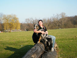Ivy und ich am Decksteiner Weiher