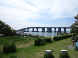 米プラザから琵琶湖大橋