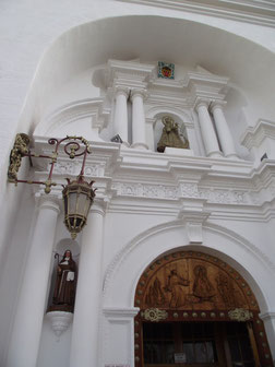 The Cathedral door in Copacabana.
