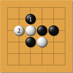 囲碁 石取り ６