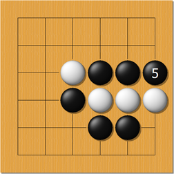 囲碁 石取り ５