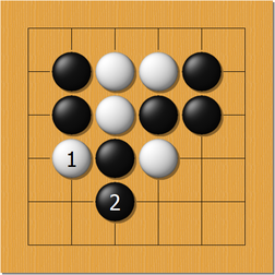 囲碁 石取り 1７