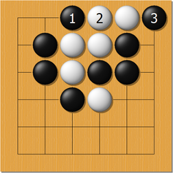 囲碁 石取り 1６