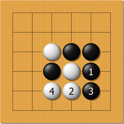 囲碁 石取り ８