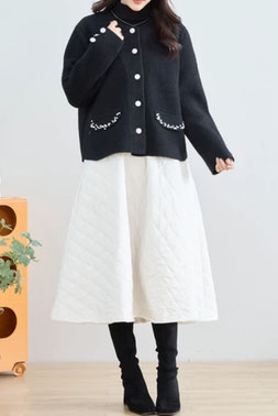 パール使い ニットジャケット フォーユー価格　3,280円(税込)   