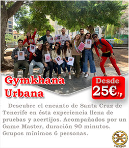 gymkhana urbana en Tenerife