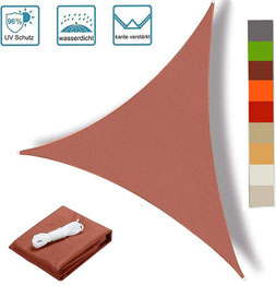 tenda #vela #ombreggiante #impermeabile #PES #terracotta #rossa