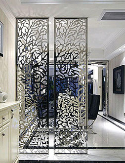 decorative metal screen indoor