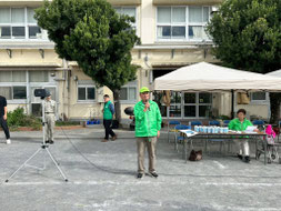 米川委員長より拠点開設宣言