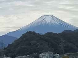 往路の富士山