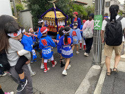 三回目の休憩場所日吉本町三丁目公園へあと少し