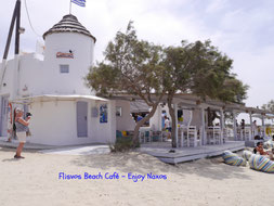 Flisvos Beach Café - Enjoy Naxos Greece