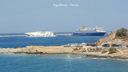 An ferry to Naxos Greece - met de ferry naar Naxos island