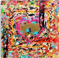 POPHEART#1 (CORAZON 3000) 2017 40x40 (1299 € Click foto to buy)